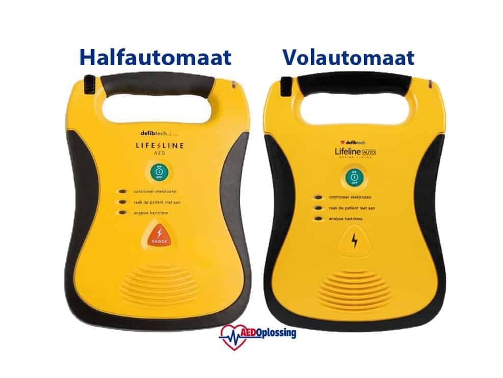 Verschil Halfautomaat volautomaat AED Verschil Halfautomaat volautomaat AED